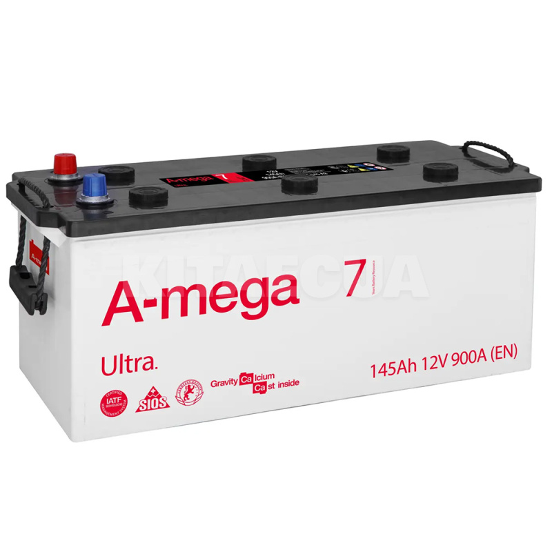 Аккумулятор автомобильный 145Ач 900А "+" справа A-Mega (6СТ-145-А3-ULTRA-(M7)