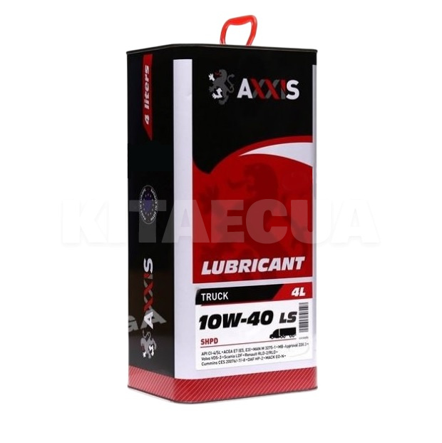 Масло моторное LS SHPD 4л 10W-40 полусинтетическое AXXIS (AX-2051)