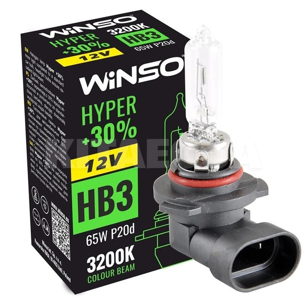 Галогенная лампа HB3 65W 12V Winso (712500)