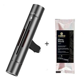 Ароматизатор на дефлектор "мужской мир" Diore Homme Sport Mens World + катридж XoKo