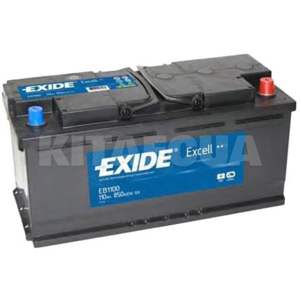 Аккумулятор автомобильный 110Ач 850А "+" справа EXIDE (EB1100)