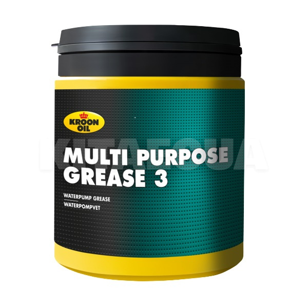 Смазка литиевая Multi Purpose Grease 3 для шариковых подшипников и ступиц колёс 600г KROON OIL (34070)