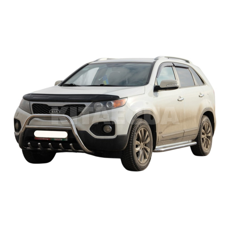 Кенгурятник WT003 Kia Sorento XM 2009-2014 нержавеющая сталь CAN (dug748631) - 2