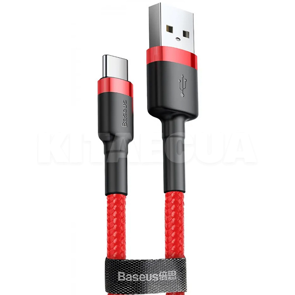 Кабель USB - Type-C 2A Cafule 2м красный BASEUS (CATKLF-C09)