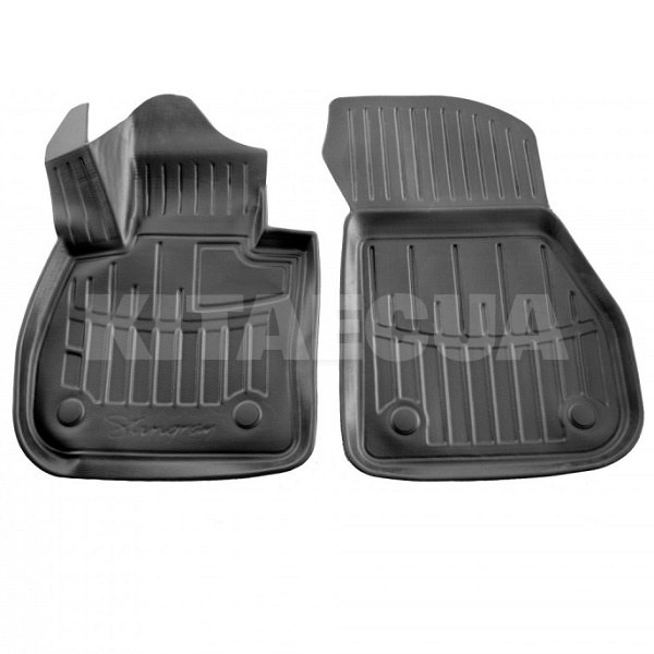 3D коврики передние BMW X1 (F48) (2015-2022) UNV02 клипсы Stingray (5027182)