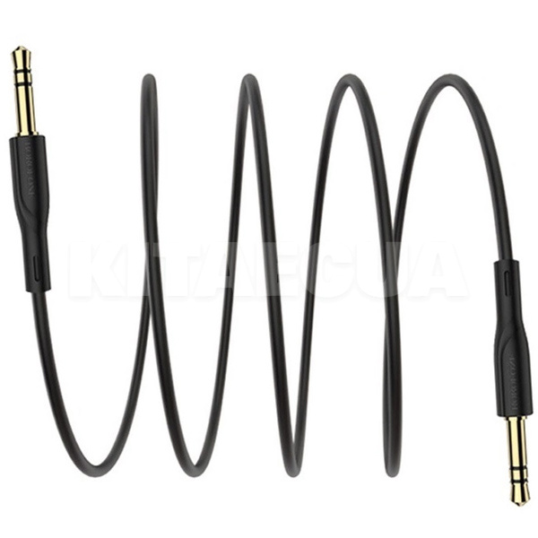 Кабель mini Jack 3.5 mm - mini Jack 3.5 mm Audiolink 1м черный BOROFONE (BL1B1)