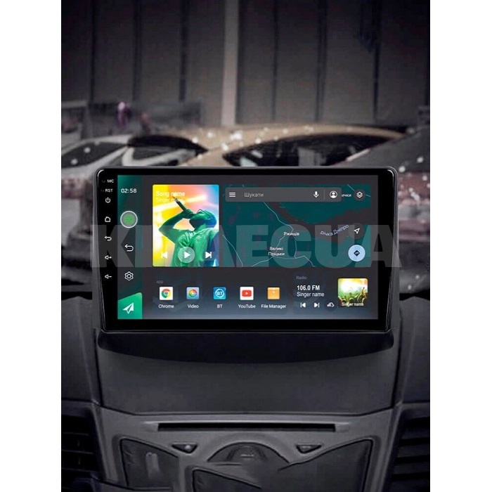 Штатная магнитола X9464 4+64 ГБ 9" Ford Fiesta Mk 6 2009-2018 (F1 A) SIGMA4car (33328) - 2