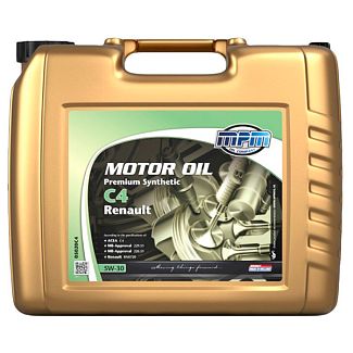 Масло моторное синтетическое 20л 5W-30 C4 Renault MPM