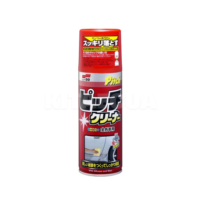 Очиститель битумных пятен и смолы 420мл New Pitch Cleaner SOFT99 (02026)