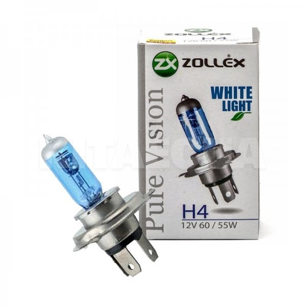 Галогенна лампа H4 60/55W 12V Pure VISION ZOLLEX (2861824)