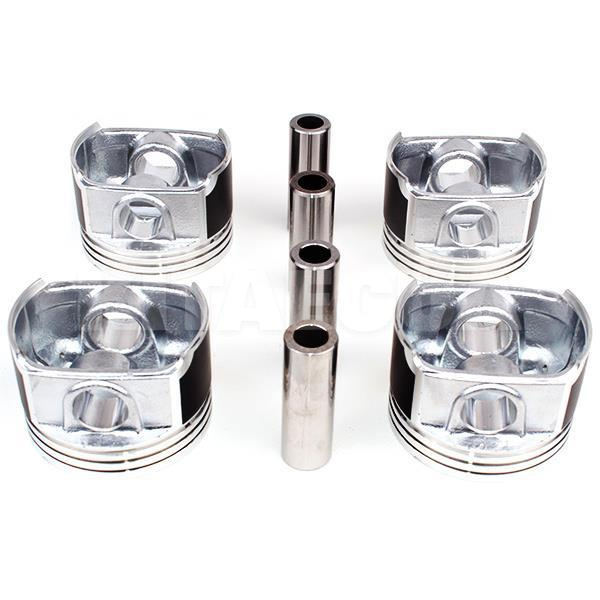 Поршни двигателя +0.5 (с пальцами) 4шт 1.5L INA-FOR на Chery AMULET (477F-1004020AD)