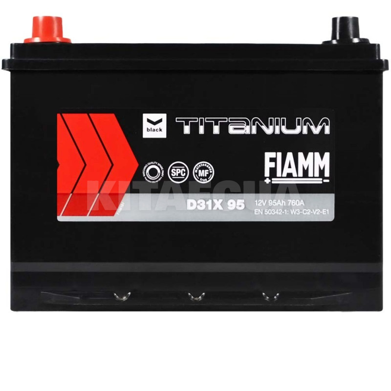 Аккумулятор автомобильный Titanium Black 95Ач 760А "+" слева FIAMM (7905195)
