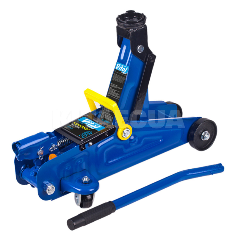 Домкрат гідравлічний підкатний до 2т (125мм-300мм) IronHAND VITOL (IH-125300DP) - 3