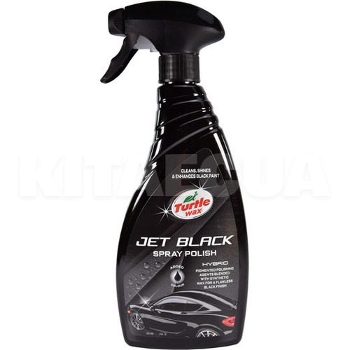 Полироль черный синтетический 300мл Hybrid Jet Black Turtle Wax (53203/53140)