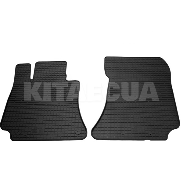 Резиновые коврики передние Mercedes Benz W212 E (2009-2016) MS клипсы Stingray (1012122)