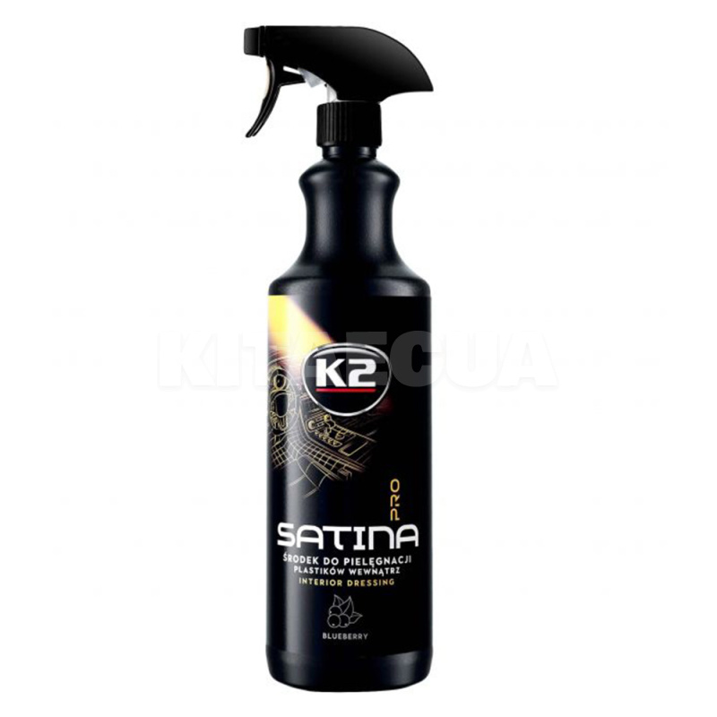 Поліроль для пластику "чорниця" 1л Satina Pro K2 (D5001)