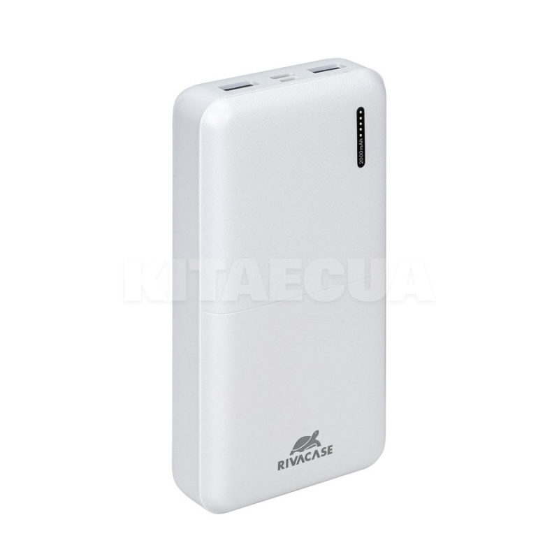 Повербанк VA2572 20000mAh 20W білий RIVACASE (PB931088)