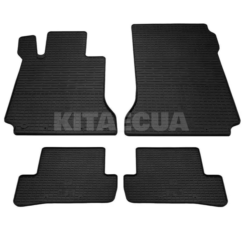 Резиновые коврики в салон Mercedes Benz W204 C (2007-2015) MS клипсы Stingray (1012144)