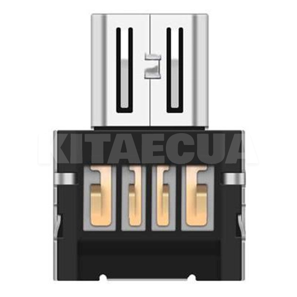 Переходник USB - microUSB AC-055 серебряный XoKo (XK-AC055-SL) - 2