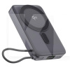 Портативная зарядная батарея OverPower Qi2 10000 мАч 355W серый PROOVE (625710010)