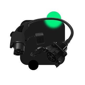 Переходник 7.4 кВт 32А 1-фаза Type 1 (станция) - GB/T AC (китайское авто) ECOFACTOR