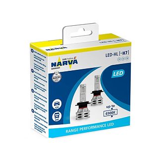 LED лампа для авто H7 PX26d 24W 6500K NARVA