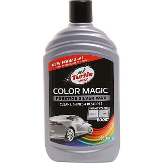 Цветной полироль с воском серебристый 500мл Color Magic New Formula Turtle Wax