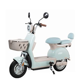 Электроскутер F2 60 км 400 Вт голубой 2E