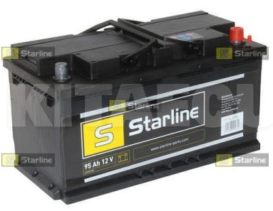 Акумулятор автомобільний 95Ач 800А "+" праворуч STARLINE (S BA SL 100P)