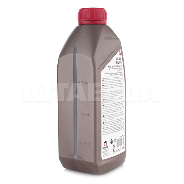 Масло моторное синтетическое 1л 5W-30 PROLIFE COMMA (AA101E) - 2