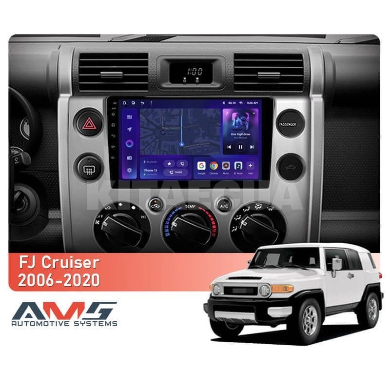 Штатна магнітола MOSS M3 4+32 ГБ 9" Toyota FJ Cruiser J15 2006-2020 (F1) AMS (50699) - 2