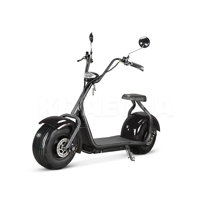 Електроскутер Citycoco 1500W, 60V12Ah, Black ROODER (00000050771)