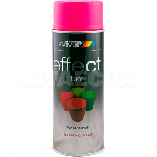Краска розовая 400мл флуоресцентная Deco Effect MOTIP (302302-Motip)