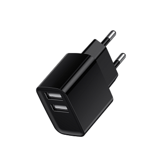 Зарядний пристрій 2 USB чорне HAVIT