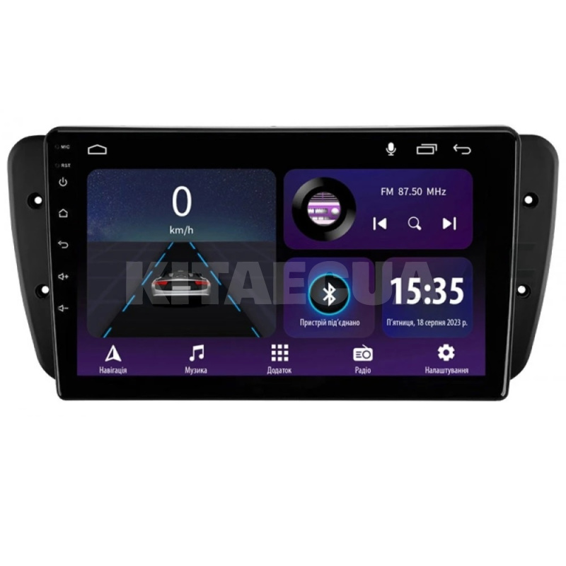 Штатна магнітола E9232 2+32 Gb 9" Seat Ibiza 6J 2008-2015 SIGMA4car (42122)