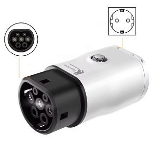 Переходник для зарядной станции (разрядник) Type2 - Schuko V2L 3.5 кВт 16А (Universal) FEYREE