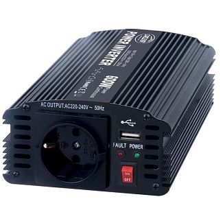 Инвертор 12-230В 1200Вт + USB STUALARM