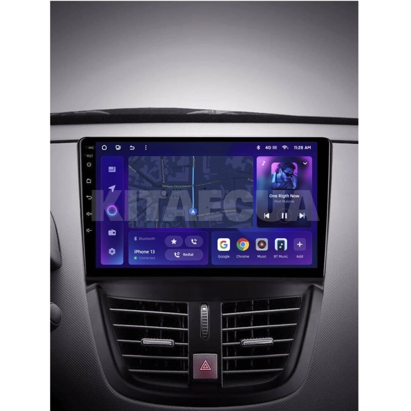 Штатна магнітола MOSS M3 4+32 ГБ 9" Peugeot 207 2006-2015 AMS (50612) - 2