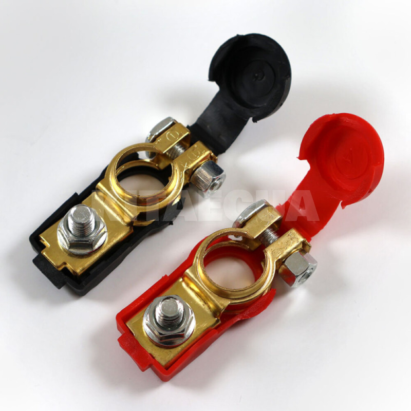 Клеммы аккумуляторные пара облегченные с болтовым зажимом MAXION (MXAC-TC883) - 3