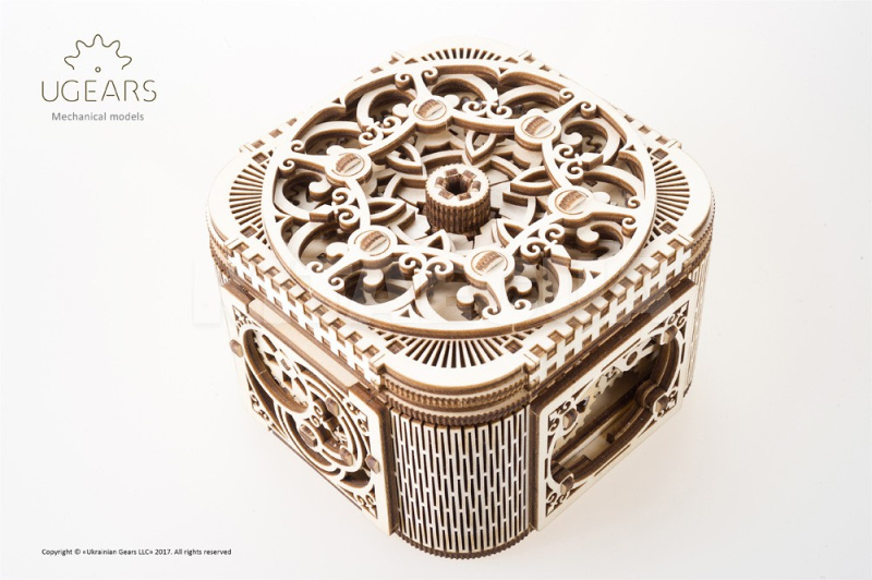 Механический 3D пазл "Шкатулка с секретом" UGEARS (70031) - 8