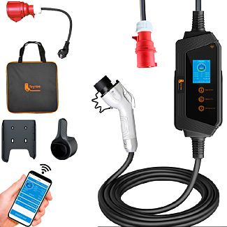 Зарядка для електромобіля GB/T AC 11 кВт 16A 3-фази Hero Wi-Fi FEYREE