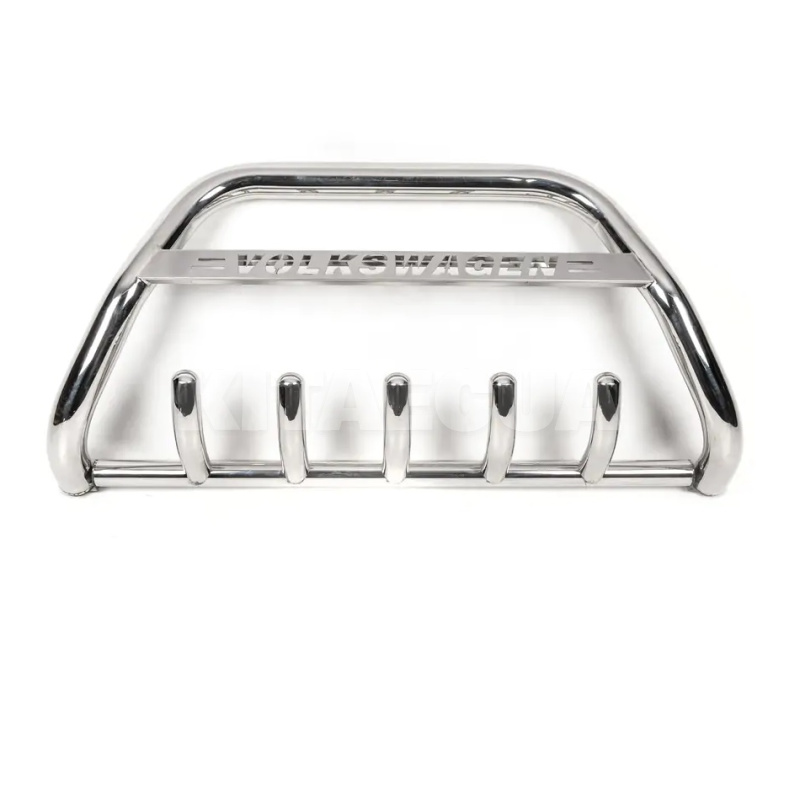 Кенгурятник WT003 Volkswagen T5 Transporter 2003-2010 60мм нержавеющая сталь с надписью CAN (dug739002) - 2