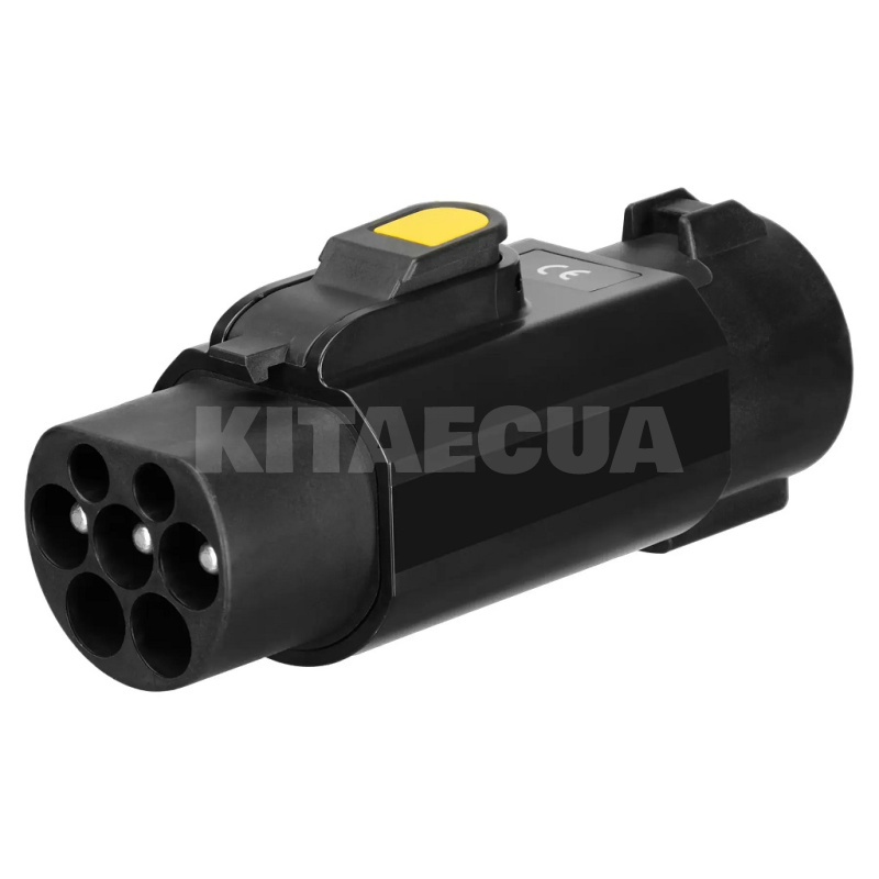Переходник 7.4 кВт 32А Type 1 (станция) - GB/T AC (китайское авто) с фиксатором OLINK (АС Адаптер Type 1 - Type GBT з фіксатором) - 2