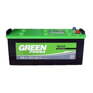 Аккумулятор автомобильный 190Ач 1250А "+" слева Green Power