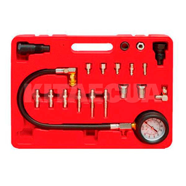 Компрессометр дизельный (наб. 19 предметов) Intertool (AT-4002)