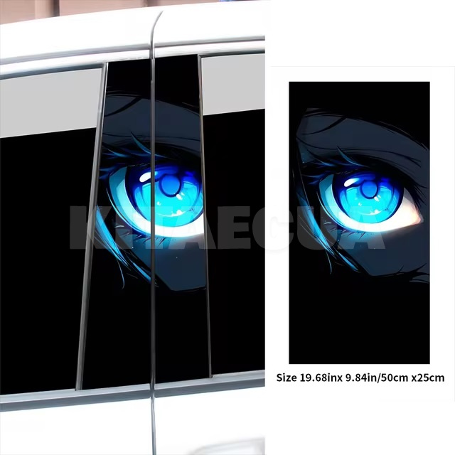 Наклейка "Eye of The Gaze" вінілова водонепроникна NSZY 011 (2 шт.) (NSZY-011-2pcs) - 2