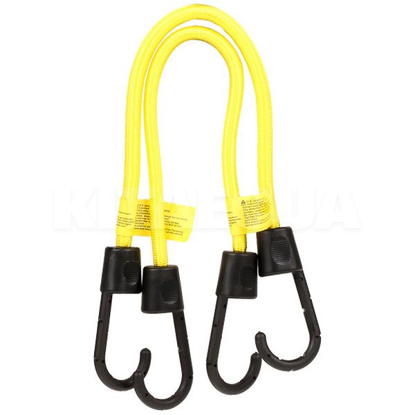 Ремень стяжной с крюками ElasticFix PRO эластичный 0.4м комплект 2шт HEYNER (881140)
