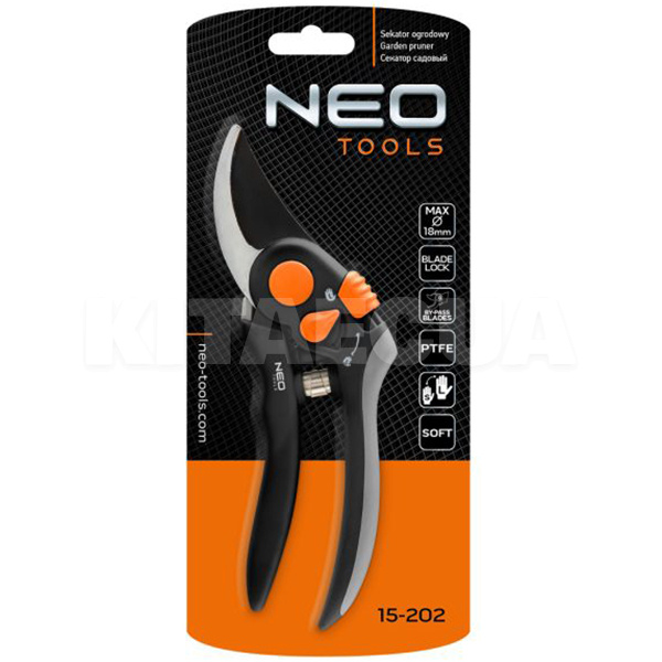 Секатор садовый 18 мм NEO Tools (TP15-202) - 3