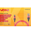 Кабель USB Lightning 3А VL-6101L 1м червоний VOIN (VL-6101L RD)