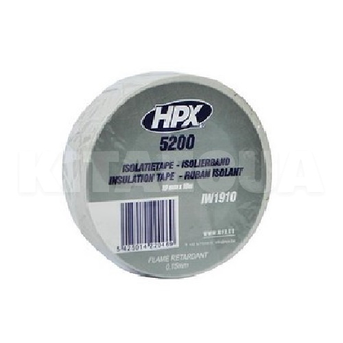 Изолента белая 10 м х 19 мм HPX (HPX IW1910)